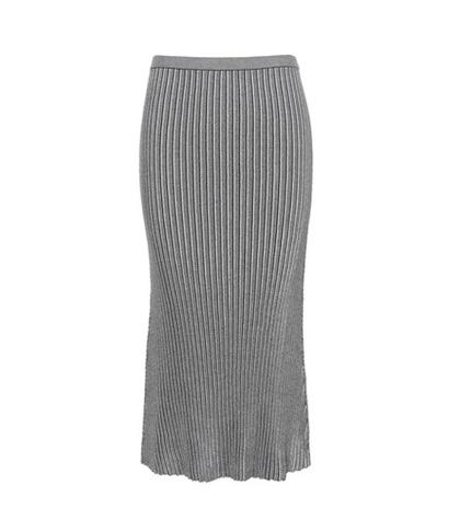 Victoria Beckham Rib-knitted Skirt