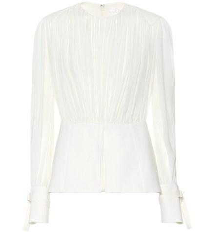 Chlo Silk Pongé Blouse