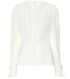 Chlo Silk Pongé Blouse