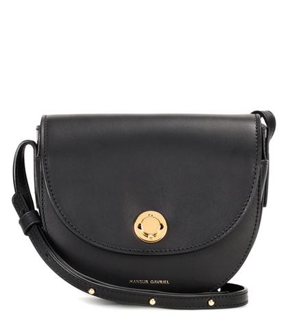 Mansur Gavriel Saddle Leather Shoulder Bag
