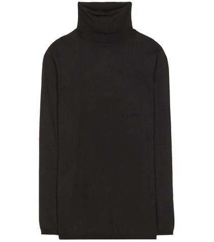 Valentino Silk-blend Turtleneck Top