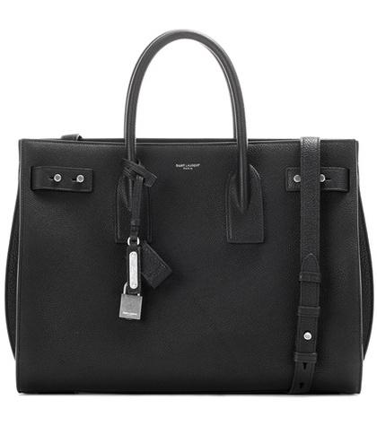 Saint Laurent New Sac De Jour Medium Leather Shoulder Bag