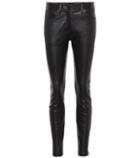 The Row Leather Skinny Trousers