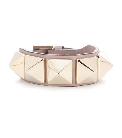 Grlfrnd Valentino Garavani Rockstud Leather Bracelet