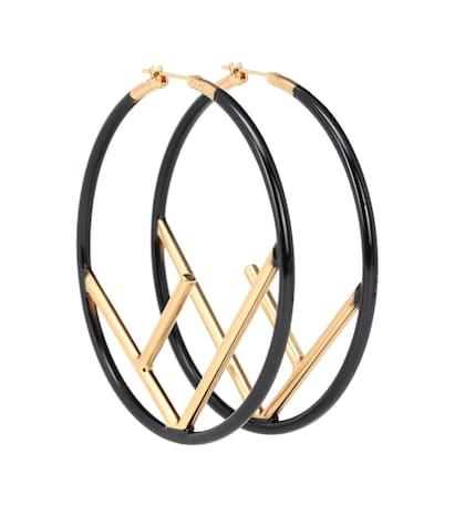 Yves Salomon - Army F Is Fendi Hoop Earrings