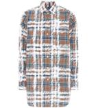 See By Chlo Scribble Check Cotton Shirt