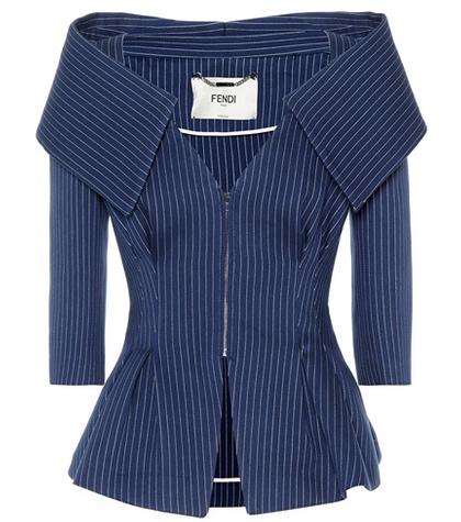 Nike Off-the-shoulder Cotton-blend Jacket