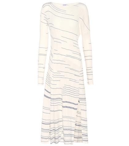 Roger Vivier Knitted Cotton Dress
