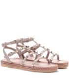 Nicholas Kirkwood Valentino Garavani Torchon Leather Sandals