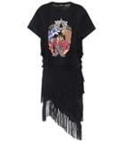 Balmain Asymmetric Cotton-blend Dress