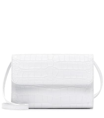 By Far Crossover Leather Shoulder Bag