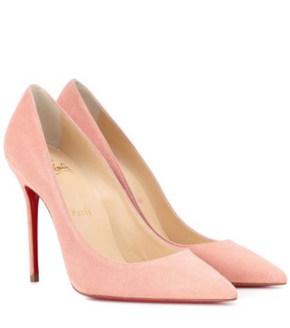 Christian Louboutin Décolleté 554 100 Suede Pumps