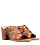 Rag & Bone Paige Leather And Suede Sandals