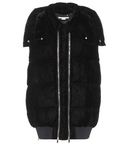 Stella Mccartney Velvet Puffer Vest