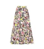 Erdem Claudena Floral Cotton Skirt