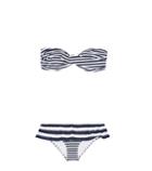Alexander Mcqueen Striped Bikini