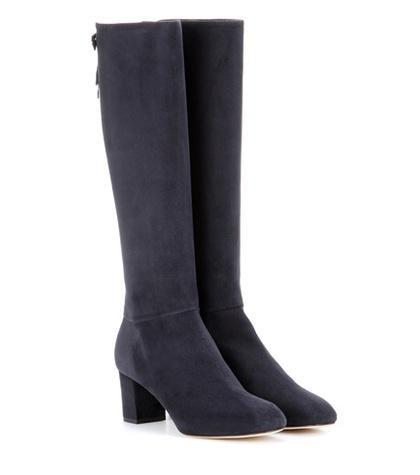 Loro Piana Liza Suede Knee-high Boots