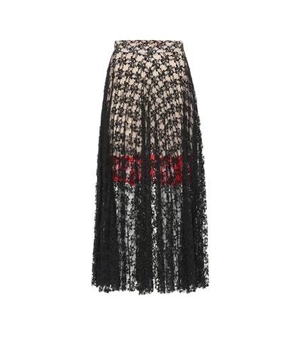 Miu Miu Lace Midi Skirt
