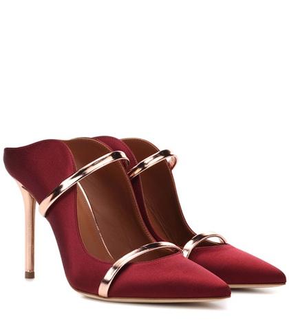 Salvatore Ferragamo Maureen Satin Mules
