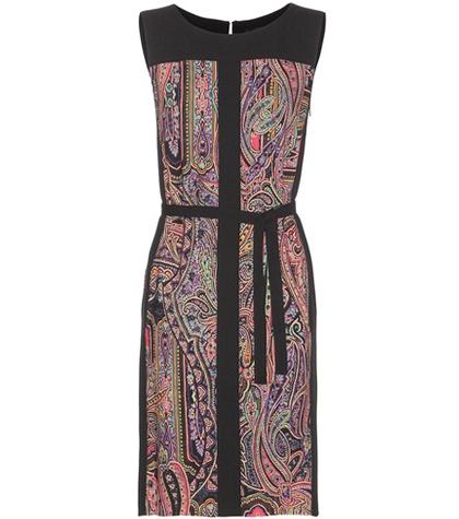 Etro Printed Wool Crêpe Dress