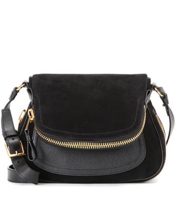 Tom Ford New Jennifer Medium Messenger Suede Shoulder Bag