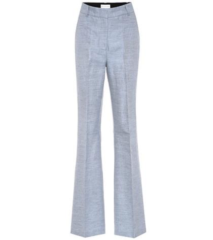 Rebecca Vallance Maya Cotton And Linen Trousers