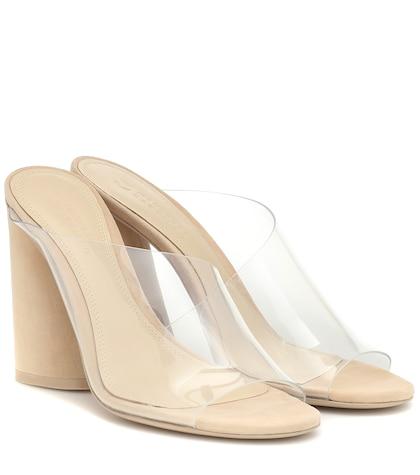Jardin Des Orangers Kuri Suede And Pvc Sandals