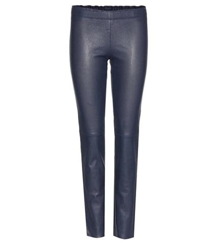Diane Von Furstenberg Jacky Perforated Leather Leggings