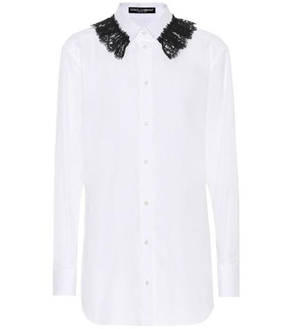 Dolce & Gabbana Embellished Cotton Shirt