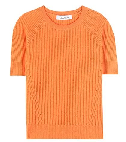 Valentino Cropped Cashmere Sweater