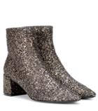 Gucci Loulou 50 Glitter Ankle Boots