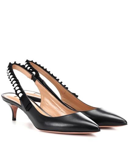 Aquazzura Love Story 45 Slingback Pumps