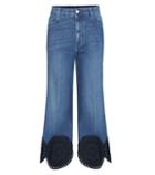 Helmut Lang Embellished Cropped Jeans