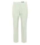 Alexander Mcqueen Cropped Mid-rise Cigarette Pants