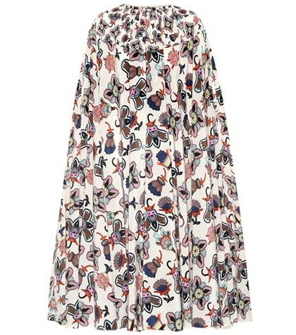 See By Chlo Printed Silk Dress
