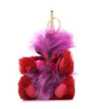 Tory Burch Thomas Pompom Cashmere And Leather Charm