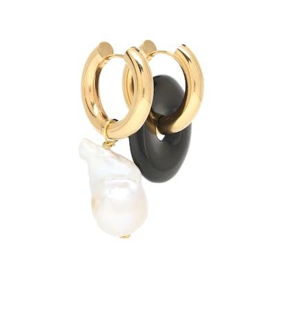 Max Mara Mismatched Pearl Earrings