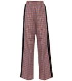 Self-portrait Check Wool-blend Trousers