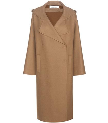 Valentino Virgin Wool And Angora Coat