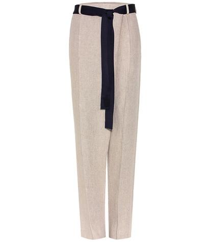 Saint Laurent Herring Linen Trousers