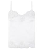 7 For All Mankind Silk And Lace Top