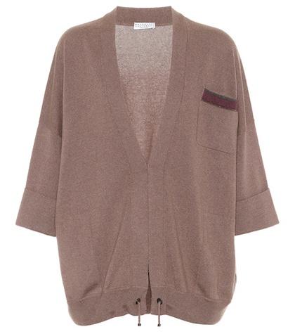 Poupette St Barth Embellished Cashmere Cardigan