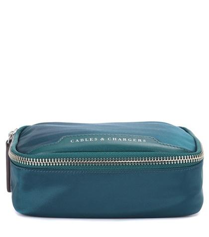 Anya Hindmarch Fabric And Leather Cosmetic Case