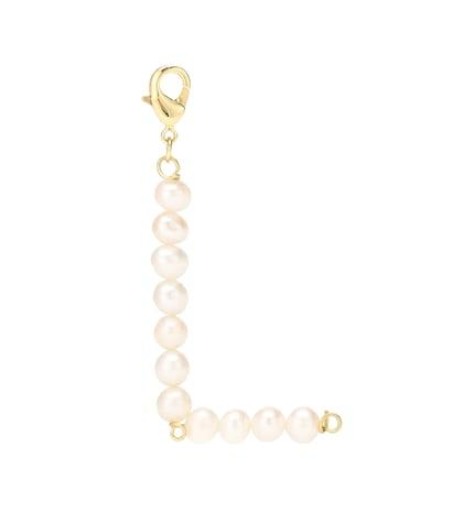 Timeless Pearly Letter L Pearl-embellished Charm