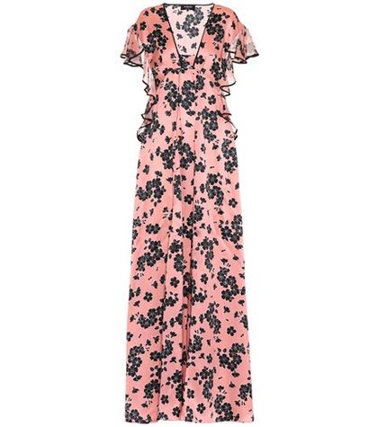 Roberto Cavalli Floral-printed Silk Dress