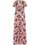 Roberto Cavalli Floral-printed Silk Dress