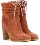 Emilio Pucci Suede Ankle Boots