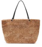 Calvin Klein 205w39nyc Park Shearling And Leather Shopper