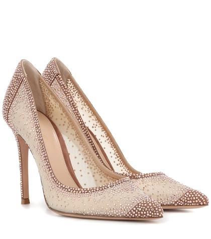 Gianvito Rossi Exclusive To Mytheresa – Rania Crystal-embellished Pumps