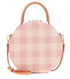 Linda Farrow Circle Gingham Crossbody Bag